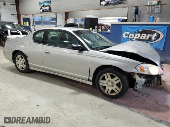 2007 Chevrolet Monte Carlo LT with VIN 2G1WK15K079390319, listed as a Copart auction lot 78603094 with 141,039 mi miles and Salvage Title. Bid and sale history available at carsss.com. Image 4.