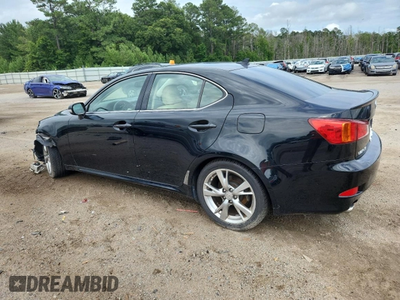 2010 Lexus IS 250 with VIN JTHBF5C24A2098391, listed as a Copart auction lot 60472255 with Not provided miles and Salvage title. Bid and sale history available at DreamBid. Image 2.