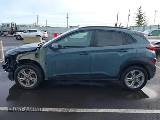 2022 Hyundai Kona SEL with VIN KM8K6CAB1NU828823, listed as a IAAI auction lot 41178743 with 43,755 mi miles and . Bid and sale history available at carsss.com. Image 15.