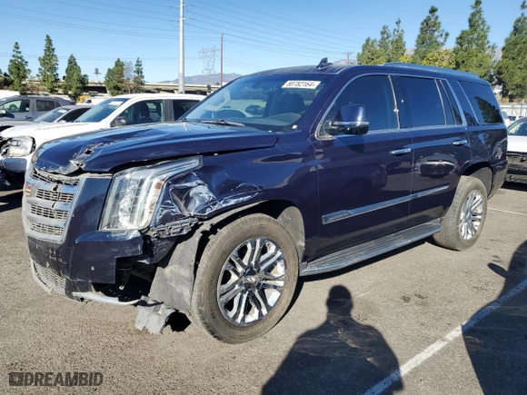 2018 Cadillac Escalade with VIN 1GYS3AKJXJR126577, listed as a Copart auction lot 80782164 with 69,845 mi miles and Salvage Title. Bid and sale history available at carsss.com. Image 1.