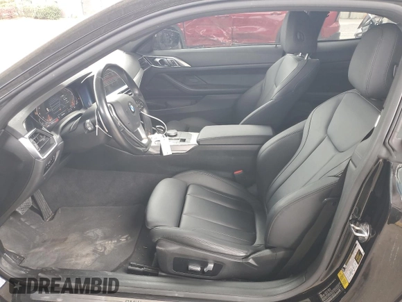 2021 BMW 4 Series 430i z VIN WBA53AP0XMCH56237, wystawiony jako Copart lot #51148215 z przebiegiem 39 686 mil mil oraz Szkoda całkowita • Salvage title. Historia ofert i sprzedaży dostępna na DreamBid. Obrazek 7.