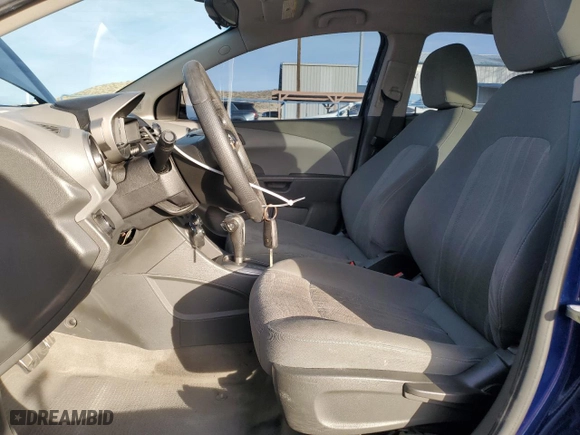 2014 Chevrolet Sonic LT with VIN 1G1JC5SB0E4135480, listed as a Copart auction lot 44749905 with 87,879 mi miles and Salvage Title. Bid and sale history available at carsss.com. Image 7.