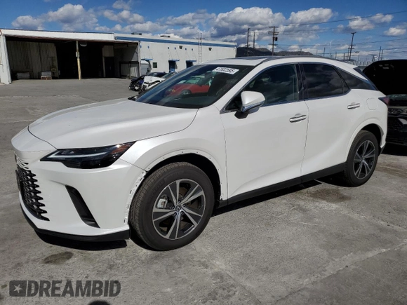 2024 Lexus RX 350 с VIN 2T2BAMBAXRC044511, выставлен на аукционе Copart как лот 47602595 с пробегом 2 328 миль миль и Списание • Salvage title. История ставок и продаж доступна на DreamBid. Изображение 1.