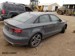 2018 Audi A3 Sedan Premium with VIN WAUB8GFF0J1018464, listed as a Copart auction lot 48275523 with 57,826 mi miles. Bid and sale history available at carsss.com. Image 3.