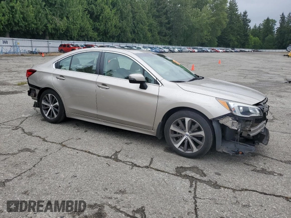 2017 Subaru Legacy Limited with VIN 4S3BNAN6XH3029271, listed as a Copart auction lot 58789775 with 44,840 mi miles and Salvage title. Bid and sale history available at DreamBid. Image 4.