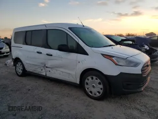 2020 Ford Transit Connect XL with VIN NM0GE9E26L1438015, listed as a Copart auction lot 47575925 with 12,663 mi miles and Salvage title. Bid and sale history available at DreamBid. Image 4.