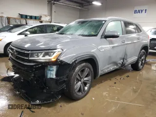 2021 Volkswagen Atlas SE z VIN 1V2RE2CA4MC226442, wystawiony jako Copart lot #81590624 z przebiegiem 33 411 mil mil oraz Szkoda całkowita • Salvage title. Historia ofert i sprzedaży dostępna na DreamBid. Obrazek 1.