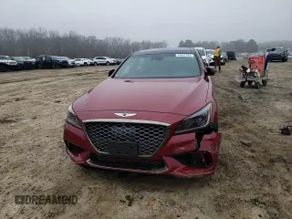 2018 Genesis G80 Sport z VIN KMHGN4JBXJU228035, wystawiony jako Copart lot #44047495 z przebiegiem 42 962 mil mil oraz Szkoda całkowita • Salvage title. Historia ofert i sprzedaży dostępna na DreamBid. Obrazek 11.