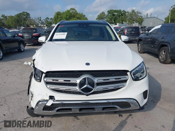 2022 Mercedes-Benz GLC 300 with VIN W1N0G8DB4NV395227, listed as a IAAI auction lot 42214509 with 14,886 mi miles and . Bid and sale history available at DreamBid. Image 12.