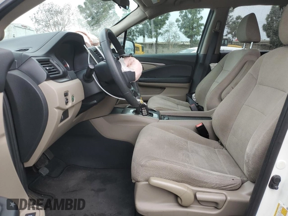 2019 Honda Pilot LX with VIN 5FNYF5H12KB015096, listed as a Copart auction lot 48802345 with 94,445 mi miles and Salvage Title. Bid and sale history available at DreamBid. Image 7.