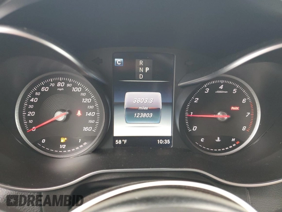 2019 Mercedes-Benz GLC 300 with VIN WDC0J4KB2KF663938, listed as a Copart auction lot 52581445 with 123,803 mi miles and Clean Title. Bid and sale history available at DreamBid. Image 9.