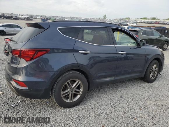2017 Hyundai Santa Fe 2.4L with VIN 5NMZU3LB7HH026312, listed as a Copart auction lot 54841725 with 148,463 mi miles and Salvage title. Bid and sale history available at DreamBid. Image 3.