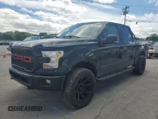 2017 Ford F-150 XL with VIN 1FTEW1EG0HKE35035, listed as a Copart auction lot 56518745 with 181,898 mi miles and Salvage title. Bid and sale history available at DreamBid. Image 1.