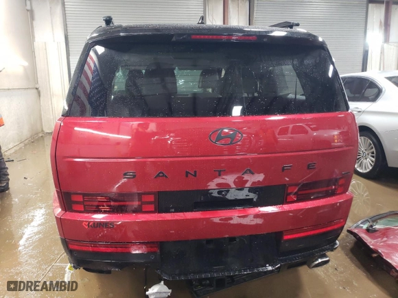 2025 Hyundai Santa Fe Calligraphy with VIN 5NMP5DGL3SH072272, listed as a Copart auction lot 45192205 with 2,749 mi miles and Salvage Title. Bid and sale history available at carsss.com. Image 6.