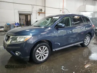 2015 Nissan Pathfinder S z VIN 5N1AR2MMXFC629996, wystawiony jako Copart lot #44739625 z przebiegiem 157 928 mil mil oraz Szkoda całkowita • Salvage title. Historia ofert i sprzedaży dostępna na DreamBid. Obrazek 1.