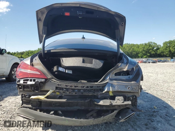 2019 Mercedes-Benz CLA 250 with VIN WDDSJ4EB4KN750178, listed as a Copart auction lot 57566195 with 62,918 mi miles and Salvage title. Bid and sale history available at DreamBid. Image 6.