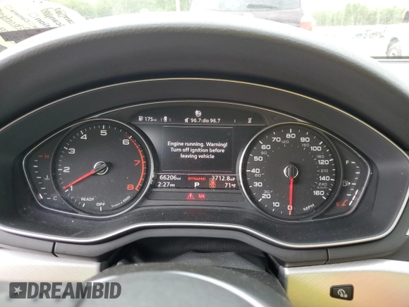 2018 Audi A4 Premium с VIN WAUKMAF42JA009028, выставлен на аукционе Copart как лот 58142264 с пробегом 66 206 миль миль и Списание • Salvage title. История ставок и продаж доступна на DreamBid. Изображение 9.