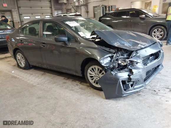2018 Subaru Impreza Premium with VIN 4S3GKAD67J3619711, listed as a IAAI auction lot 41475064 with 58,818 mi miles. Bid and sale history available at carsss.com. Image 1.