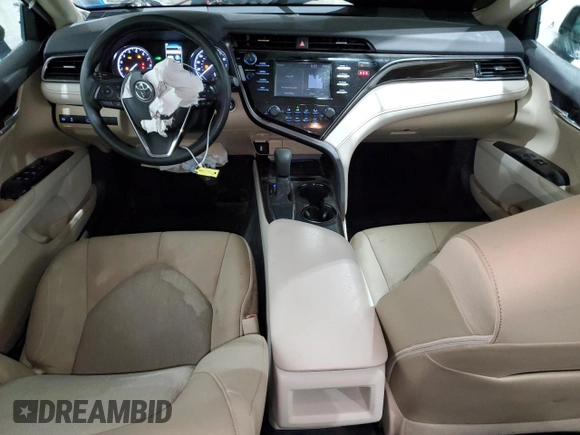 2019 Toyota Camry LE with VIN 4T1B11HK6KU799839, listed as a Copart auction lot 49352455 with 29,628 mi miles and Salvage Title. Bid and sale history available at carsss.com. Image 8.