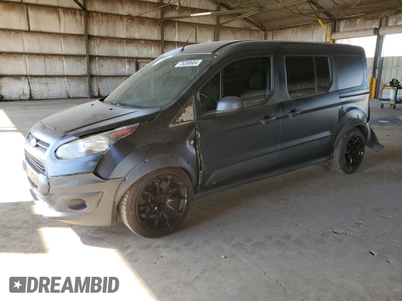 2015 Ford Transit Connect XL with VIN NM0GS9E76F1208127, listed as a Copart auction lot 75358604 with 151,670 mi miles and Salvage title. Bid and sale history available at DreamBid. Image 1.