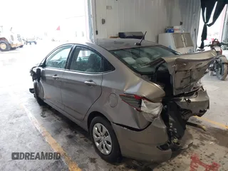 2017 Hyundai Accent SE with VIN KMHCT4AE1HU372999, listed as a IAAI auction lot 41156613 with 111,880 mi miles. Bid and sale history available at carsss.com. Image 3.