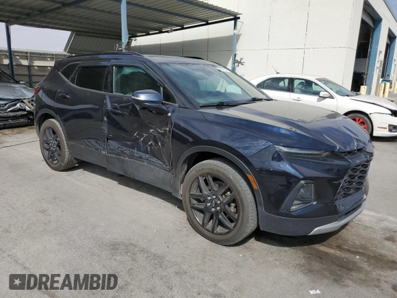 2021 Chevrolet Blazer LT with VIN 3GNKBDR40MS539126, listed as a Copart auction lot 76137134 with 87,550 mi miles and Salvage title. Bid and sale history available at DreamBid. Image 4.