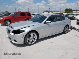 2014 BMW 5 Series 535i xDrive with VIN WBA5B3C59ED535513, listed as a Copart auction lot 62173145 with 95,245 mi miles and Salvage title. Bid and sale history available at DreamBid. Image 1.