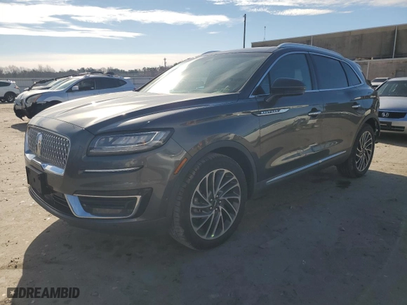 2019 Lincoln Nautilus Reserve with VIN 2LMPJ8LP0KBL41192, listed as a Copart auction lot 46260205 with 40,082 mi miles and Salvage Title. Bid and sale history available at carsss.com. Image 1.
