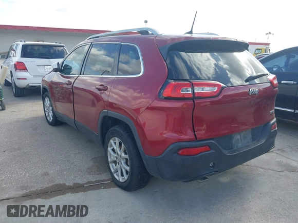 2016 Jeep Cherokee Latitude with VIN 1C4PJLCB5GW274831, listed as a IAAI auction lot 41726186 with 1 mi miles. Bid and sale history available at carsss.com. Image 3.