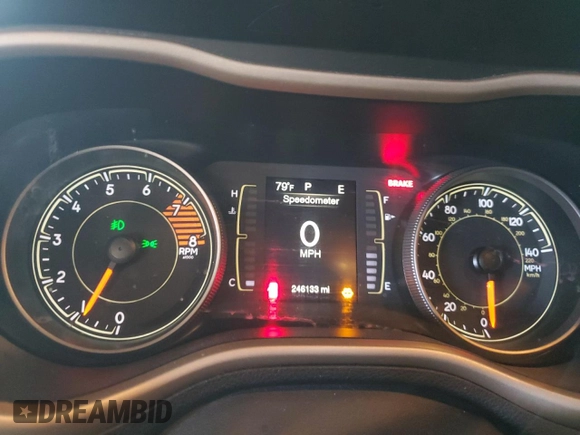 2018 Jeep Cherokee Latitude with VIN 1C4PJLCX6JD531185, listed as a Copart auction lot 61922815 with 246,133 mi miles and Salvage title. Bid and sale history available at DreamBid. Image 9.