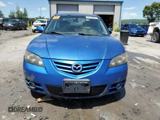 2004 Mazda 3 s with VIN JM1BK323641212218, listed as a Copart auction lot 75604434 with Not Provided miles and Salvage Title. Bid and sale history available at DreamBid. Image 5.