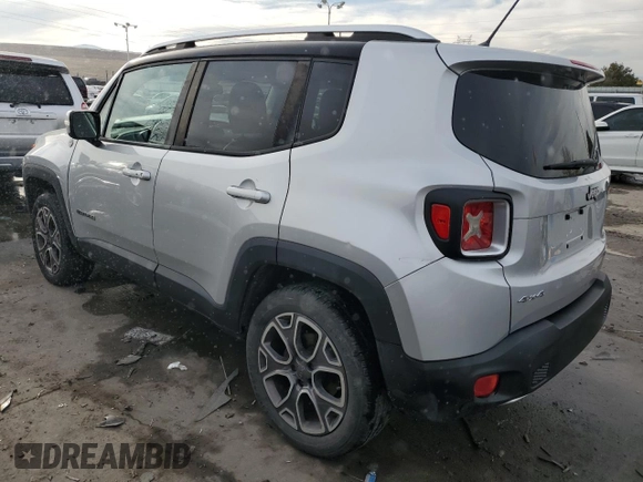 2015 Jeep Renegade Limited with VIN ZACCJBDT6FPB32385, listed as a Copart auction lot 43336825 with 97,651 mi miles and Salvage Title. Bid and sale history available at DreamBid. Image 2.