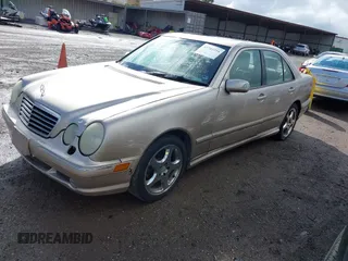 2002 Mercedes-Benz E 320 with VIN WDBJF70J02B430721, listed as a IAAI auction lot 41785294 with 199,416 mi miles and . Bid and sale history available at DreamBid. Image 2.