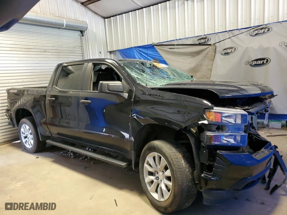 2022 Chevrolet Silverado 1500 LTD Custom with VIN 3GCPYBEK5NG204969, listed as a Copart auction lot 65724044 with NaN miles and Salvage Title. Bid and sale history available at carsss.com. Image 4.