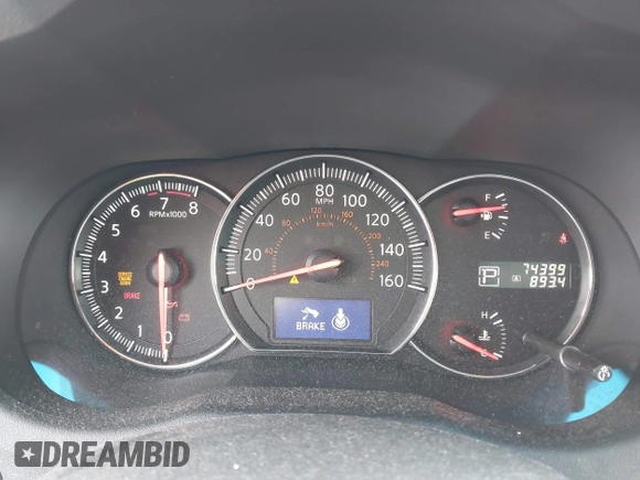 2014 Nissan Maxima S with VIN 1N4AA5AP7EC499224, listed as a IAAI auction lot 42014369 with 74,399 mi miles and . Bid and sale history available at DreamBid. Image 7.