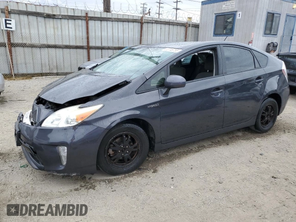 2014 Toyota Prius Four z VIN JTDKN3DU6E0386410, wystawiony jako Copart lot #53746755 z przebiegiem Nie podano mil oraz Szkoda całkowita • Salvage title. Historia ofert i sprzedaży dostępna na DreamBid. Obrazek 1.