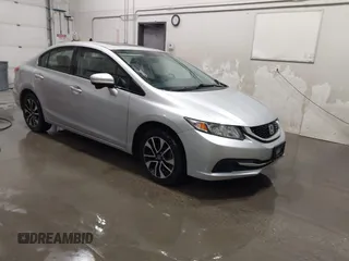 2015 Honda Civic EX z VIN 19XFB2F87FE201021, wystawiony jako IAAI lot #41612424 z przebiegiem Nie podano mil oraz . Historia ofert i sprzedaży dostępna na DreamBid. Obrazek 1.