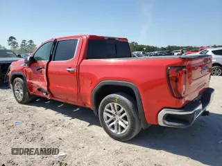 2020 GMC Sierra 1500 SLT with VIN 3GTP8DED3LG324005, listed as a Copart auction lot 52214755 with 72,397 mi miles and Salvage title. Bid and sale history available at DreamBid. Image 2.
