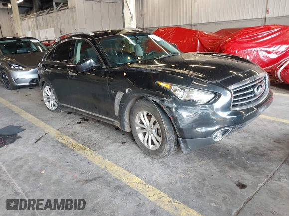 2016 Infiniti QX70 z VIN JN8CS1MW7GM400558, wystawiony jako IAAI lot #40917829 z przebiegiem 149 885 mil mil oraz . Historia ofert i sprzedaży dostępna na DreamBid. Obrazek 1.