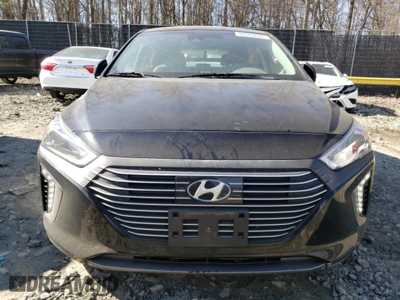 2019 Hyundai Ioniq Limited with VIN KMHC75LDXKU182883, listed as a Copart auction lot 46660655 with 119,968 mi miles and Salvage Title. Bid and sale history available at DreamBid. Image 5.