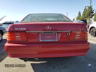 1994 Mercedes-Benz SL 5.0L with VIN WDBFA67E8RF096304, listed as a Copart auction lot 52982185 with 218,302 mi miles and Clean title. Bid and sale history available at DreamBid. Image 6.