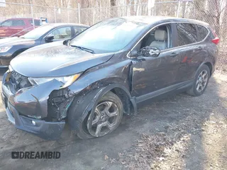 2017 Honda CR-V EX-L with VIN 5J6RW2H81HL074723, listed as a IAAI auction lot 41658178 with 107,248 mi miles. Bid and sale history available at carsss.com. Image 2.