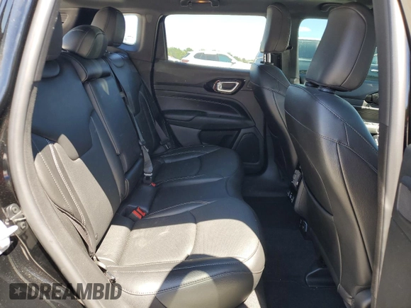 2022 Jeep Compass High Altitude with VIN 3C4NJDCB2NT122828, listed as a Copart auction lot 58183135 with 35,522 mi miles and Salvage title. Bid and sale history available at DreamBid. Image 11.