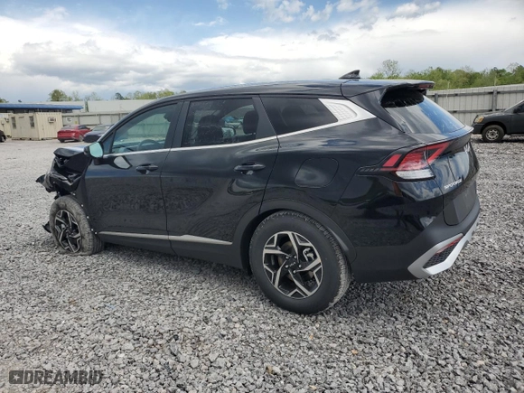 2025 Kia Sportage LX with VIN 5XYK23DF9SG316089, listed as a Copart auction lot 52964625 with 361 mi miles and Salvage Title. Bid and sale history available at carsss.com. Image 2.