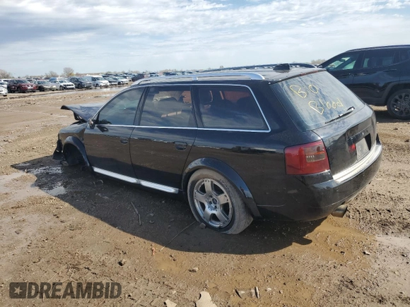2004 Audi allroad A6 V8 z VIN WA1YD64B44N018218, wystawiony jako Copart lot #54335425 z przebiegiem Nie podano mil oraz Szkody całkowita. Historia ofert i sprzedaży dostępna na DreamBid. Obrazek 2.