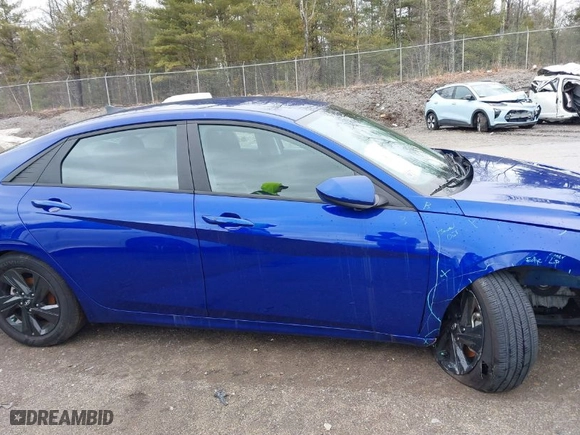 2023 Hyundai Elantra Preferred with VIN KMHLM4AG5PU571390, listed as a IAAI auction lot 41853155 with 11,584 mi miles. Bid and sale history available at carsss.com. Image 13.