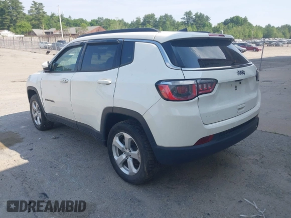 2020 Jeep Compass Latitude with VIN 3C4NJDBB4LT127947, listed as a IAAI auction lot 41968169 with 18,753 mi miles and . Bid and sale history available at DreamBid. Image 3.