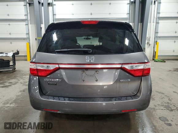 2013 Honda Odyssey Touring with VIN 5FNRL5H90DB071415, listed as a Copart auction lot 52697785 with 200,430 mi miles and Salvage Title. Bid and sale history available at carsss.com. Image 6.