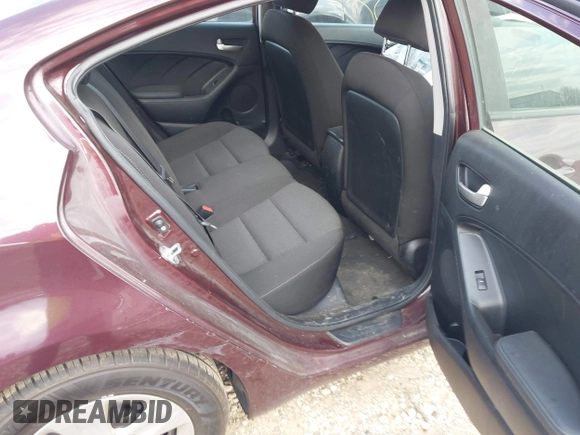 2017 Kia Forte LX with VIN 3KPFK4A75HE106261, listed as a IAAI auction lot 41830740 with 133,153 mi miles. Bid and sale history available at carsss.com. Image 8.
