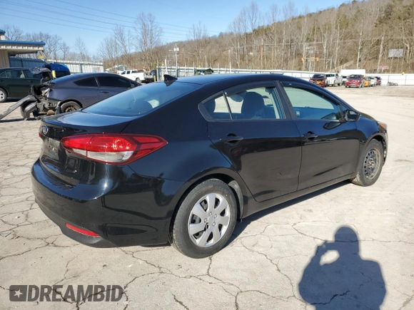 2017 Kia Forte LX with VIN 3KPFK4A76HE037256, listed as a Copart auction lot 44316915 with 58,913 mi miles and Salvage Title. Bid and sale history available at carsss.com. Image 3.